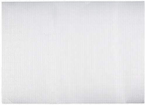 GLOREX Bastelwellpappe 1 Bogen, Pappe, Silber, 50 x 70 x 0.2 cm