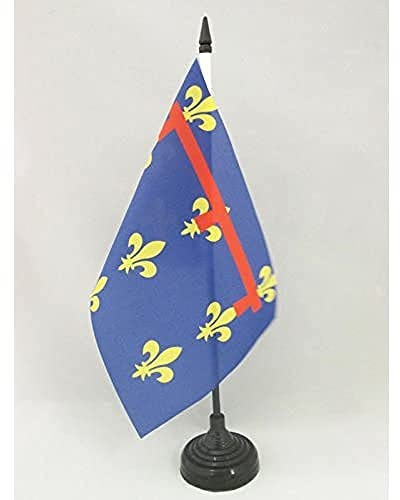 AZ FLAG Bordsflagga Kungariket Neapel 1282-1816 21x14 cm Plastfot