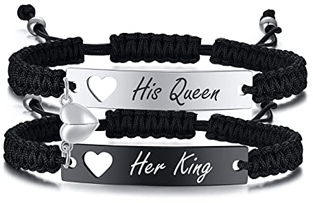Vnox Bracciali Coppia Magnetici San Valentino – Braccialetti Infinito