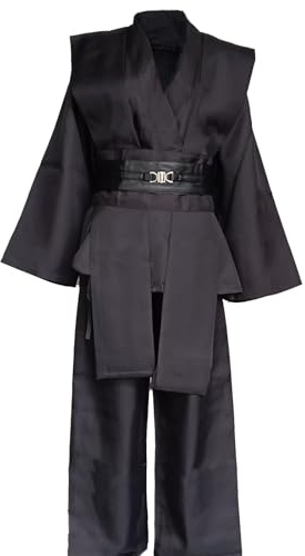 Bichingda - Túnica con capucha para disfraz de caballero, cosplay para hombre, conjunto completo para Halloween.