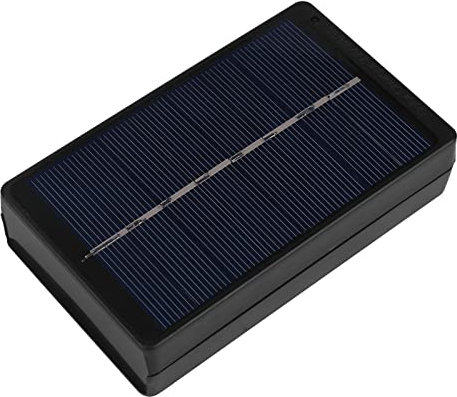 Uppladdningsbara solbatterier Laddare, 1W 4V bärbar solpanelbatteriladdare Laddningsbox för AA/AAa hushålls utomhusbatteri