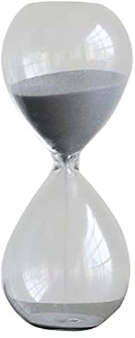ZEALMAX 5 minuters timglas timer, stor kreativ sandklocka sandglas dekorativ timer, A