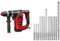 Einhell Bohrhammer TE-RH 32-1600 4F (1.600 W, 4,5 J, Hammerbohren/Bohren/Meißeln mit und ohne Fixierung, SDS-plus Werkzeugaufnahme, inkl. Koffer und SDS-Plus Bohrer-Set 12tg)