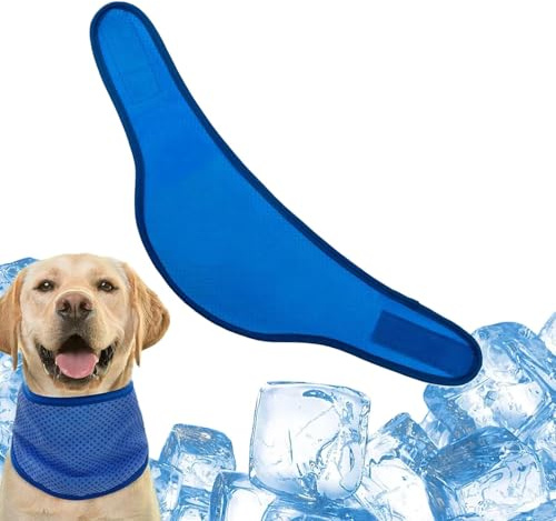 Ice Bandana för hundar - uppfriskande bandana för husdjur, justerbar kall bandana | Uppfriskande sommarsjal för husdjur, superabsorberande bandanas för halsband