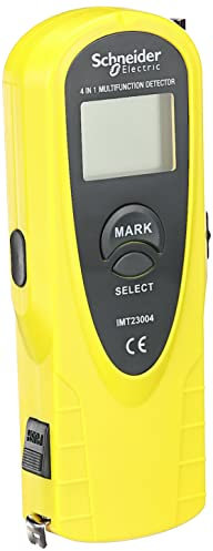 Schneider Electric Thorsman - 4-in-1 Multi Purpose Digital Detector, Stud/Metal/Live AC Wire Detecting, with LCD Display, Rapitest, IMT23004