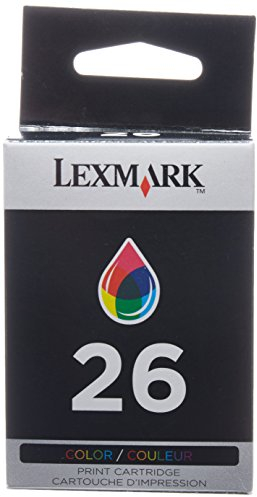 Lexmark Farbpatrone Nr.26 (Standardkapazität) Tinte farbig 275 Seiten Z13/Z23/Z24/Z25/Z33/Z34/Z602/X75/X1150/i3