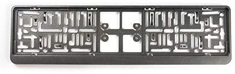 AUTO-STYLE Kunststoff Nummernschildhalter 'Klick' 52x11cm Gunmetal