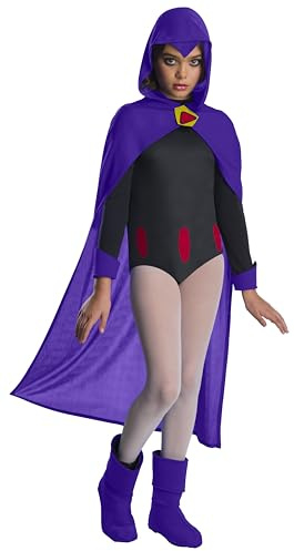 DC Teen Titans Go!: Raven Deluxe Costume for Kids by Rubies, Girl's Medium