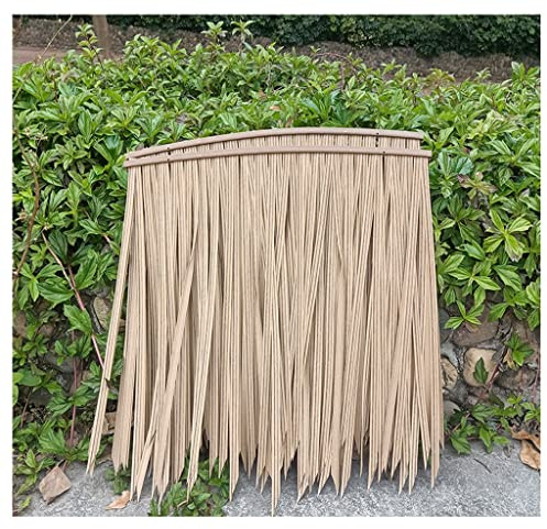 YYXDMFY Simulation thatch Tile Artificial Plastic thatched Decoration Eaves Plastic Straw Pavilion roof Decoration Fake Straw Man-Made Thatch for Restaurant Seaside (Color : Color12, Size : 6pcs)