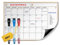 PREVIS Calendario Magnetico Nevera A4 Pizarra Magnetica para Nevera Planificador Mensual con Rotuladores Premium - Calendario Iman Organizador 2024 Mensual, Semanal, Familia, Eventos, Citas