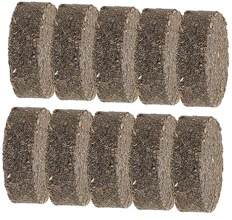 FOYTOKI 10pcs Natural Wood Firelighters Charcoal Starter Blocks Dried Kindling Wood Camping Fire Starter for Bbq Outdoor Portable Firewood Burner Supplies