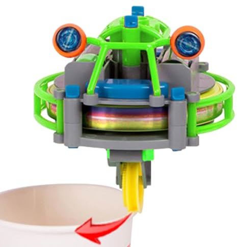 Jouet Gyro Spinner du Bout des Doigts – Jouet électrique Fidget pour garçons, Gyroscope Spinner pour et Adultes | Jouet Rotatif Anti-Stress, Gyroscope électrique pour la Relaxation, Jouets