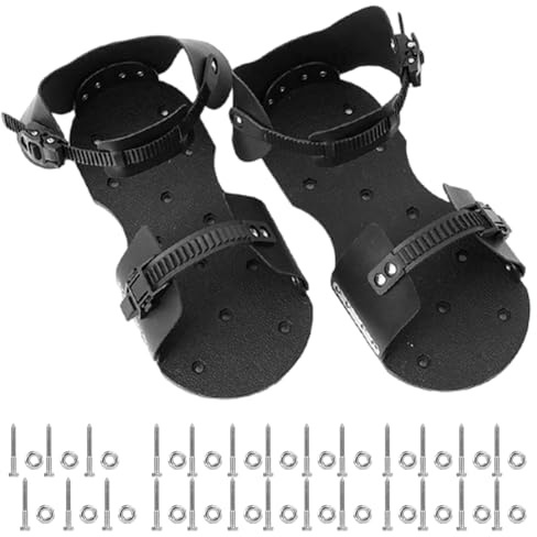Scarpe perforatrici in nylon, innovative scarpe perforatrici con 13 chiodi in acciaio e un robusto nylon adatto per la cura e l'installazione di pavimenti in resina epossidica
