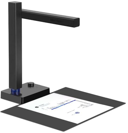 Shine Series dokumentskanner, bärbar USB-dokumentkamera, fångar max A3-format med snabb skanning for möten och utbildning(Shine 800 Pro)