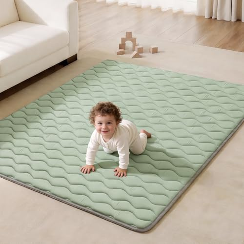 Blissful Diary Krabbelmatte Baby Spielmatte 180x150cm Krabbeldecke für Baby
