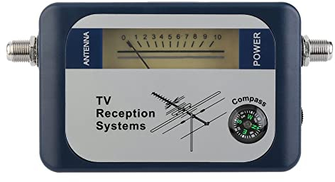 Fasizi DVB-T Finder Antenne TV numérique terrestre Signal Puissance Force Mètre Pointer TV Réception Systèmes avec boussole