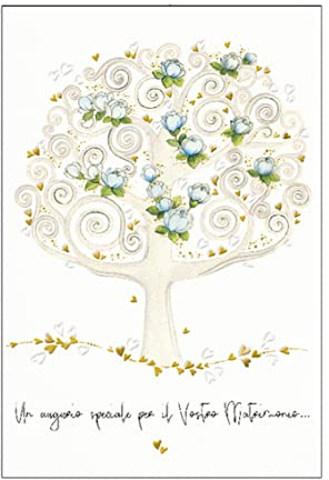 ARKRAFT biglietto auguri matrimonio con semi piantabile formato 17 x 12 cm (SM25)