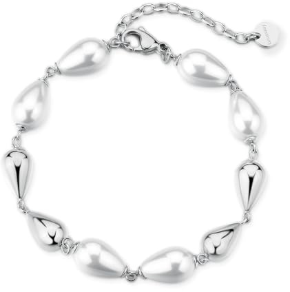 Brosway Bracciale Donna in Acciaio e Perle | Collezione Perfect - BPC72