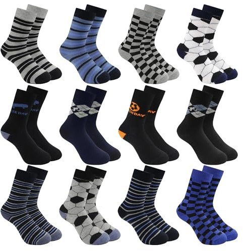 Libella strumpor barn pojkar flickor tonåring unisex sportstrumpor tennisstrumpor bomull andas elastiska barnstrumpor 12-pack
