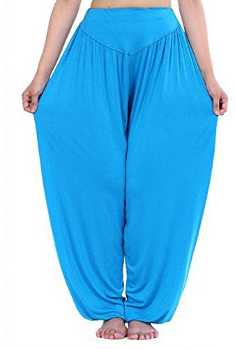 Hoerev Super weiche Modal Spandex Harem Yoga Pilates Hosen