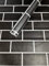 Visario Tapeten Folie 3000-S selbstklebend Schwarze Ziegel Steine Dekor 10 m x 45 cm Dekorfolie Möbelfolie Tapete 3066