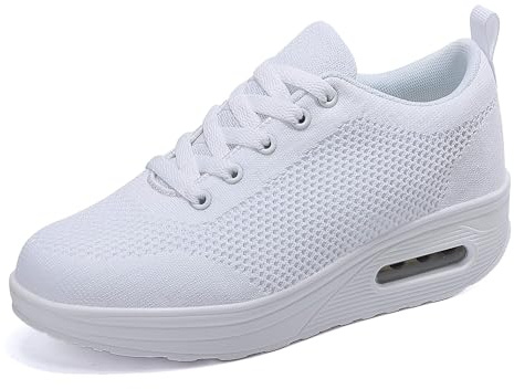 Donna Sneaker Scarpe Dimagranti Scarpe da Ginnastica Casual Tennis Piattaforma Running Sneakers Fitness Sportive Zeppa Outdoor Scarpe Passeggio