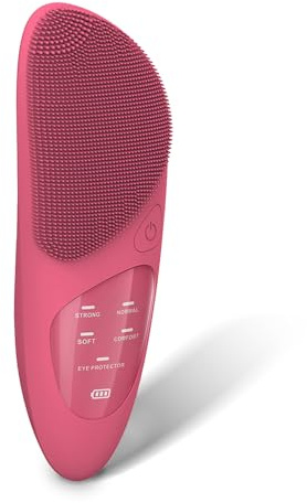 RoseFlower Spazzola Pulizia Viso, Scrubber Esfoliante Viso per Uomini e Donne - IPX7 Impermeabile - Detergente per il Viso per Pulizia Profonda, Rimozione di Punti Neri, Massaggio al Viso