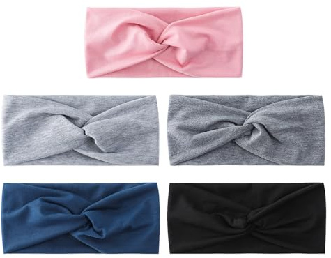 5 Pieces Of Children'S Headbands, Sports Sweat-Absorbent Headbands, Face Wash Headbands, Elastic Headbands, Decorative Headbands