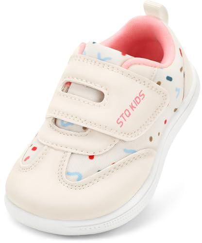 STQ KIDS Barefoot Niños Zapatillas Niña Calzado Respetuoso Primeros Pasos | Bebe Deportivas Moda Clásicas Non-Slip Descalzo con Caída Cero al Aire Libre Antideslizante para Mejor Regalo