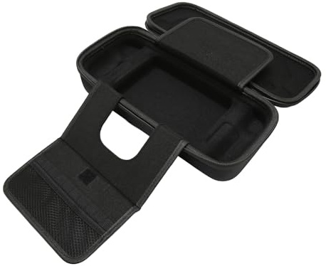 Borsa Protettiva per Console di Gioco Supporto Integrato Borsa da Viaggio per Console Portatile con Guscio Rigido di Grande capacità Portatile per di Gioco (BLACK)