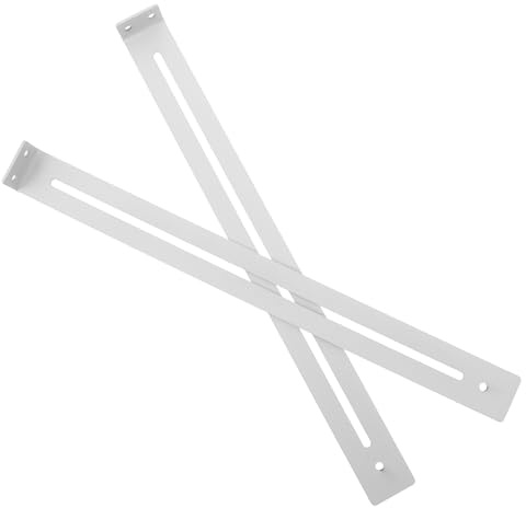 KOMBIUDA Kit de 2 Supports en Acier pour Tiroirs Cuisine et Bureau Pièces de Rechange Robustes Visserie Incluse Fixation Invisible pour Réparation et Renforcement de Glissières