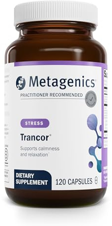 Metagenics Trancor - GABA, L-Theanine, Taurine, NAC & Green Tea Extract - Supports Calmness, Mood Balance, Sleep & Focus - Non-GMO, Gluten-Free, Dairy-Free, Vegan - cGMP Certified - 120 Capsules
