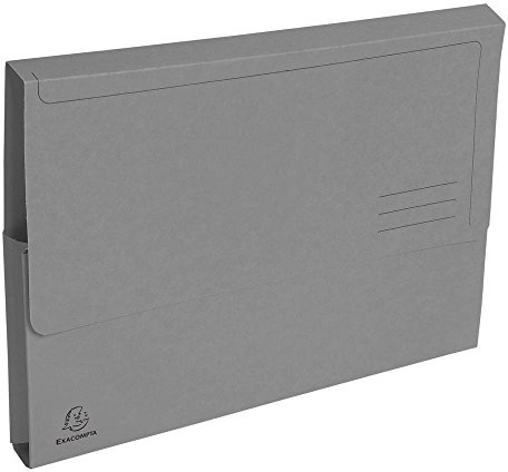 Exacompta 50 Pocket folders with Gusset Forever® Blue Angel Grey
