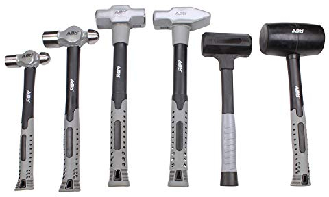 ABN Hammer-Set – Schmiedehammer Werkzeug-Set, Metallwerkzeuge und Werkzeuge für Stifte und Schlittenhammer., 4959, 6 Piece Set