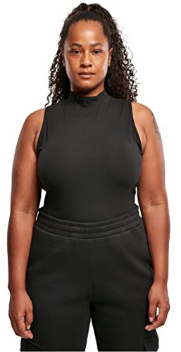 Urban Classics Damen Einteiler Ladies Sleeveless Turtleneck Body Black XL