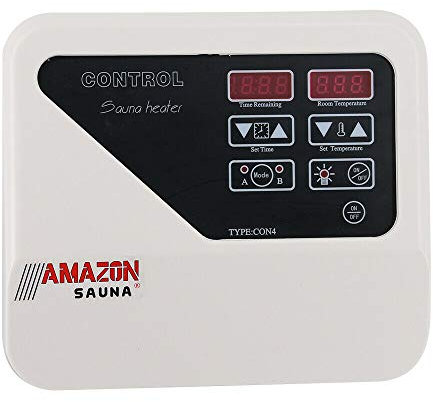 220 V-245 V Unité de commande pour sauna 3-9 kW Appareil de commande externe Poêle de sauna 40-105 °C Protection contre la surchauffe Capteur de température