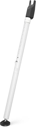 Barra di sicurezza per porta scorrevole in vetro, barriera di sicurezza per porta del patio, barra di sicurezza per appartamenti, barra di sicurezza per porte scorrevoli, blocco porta, bianco, 1