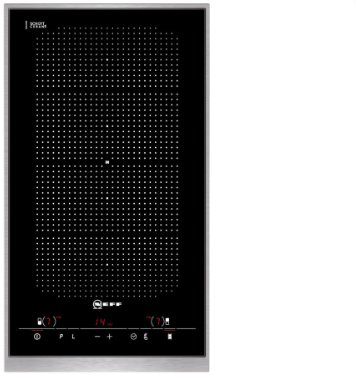 Neff Domino ND 5430 N Plaque de cuisson électrique à induction 30,60 cm avec régulateur de plaque de cuisson intégré en acier inoxydable