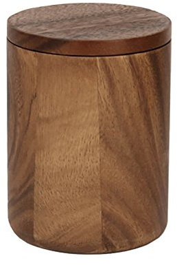 houseproud Timber Craft Kosmetikdose aus Akazienholz, rund mit Deckel