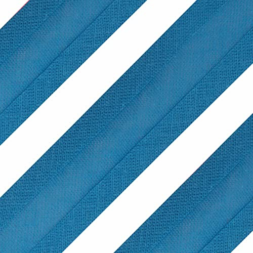 Realm Bias Binding Tape, Cotton, 1 Inch / 25mm - 5 Metres (Kingfisher)