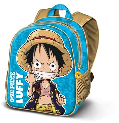 One Piece Monkey-Zaino Basic, Blu, 31 x 39 cm, Capacità 18,2 L