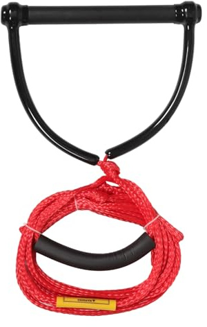 BIUDECO Cuerda para Esquí Acuático Mango Portátil Cuerda de Wakeboard Resistente al Desgaste para Deportes Acuáticos Uso Seguro y Duradero Adecuado para Wakesurf Esquí