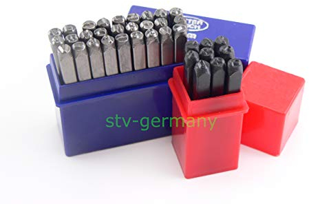 Schleifpapierprofi.de Schlagzahlen & Schlagbuchstaben | Set | 4-8 mm (5)