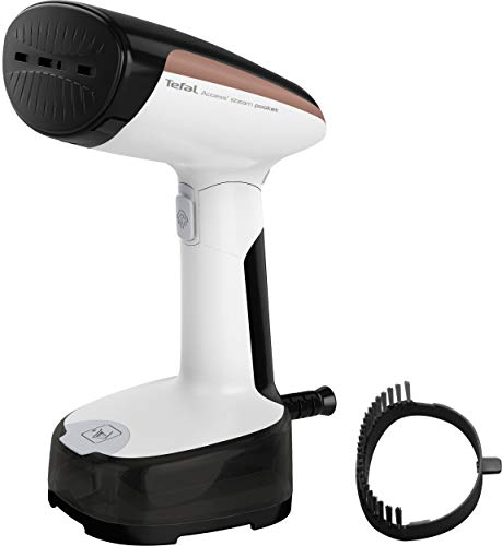 Tefal Access Steam Pocket Dampfbürste, 1300 Watt, kompaktes Design, abklappbarer Bügelkopf, Aufheizzeit 15 Sek., Steamer, leichtes Gehäuse, 120ml Wassertank, Dampfglätter, keimvernichtend, DT3030