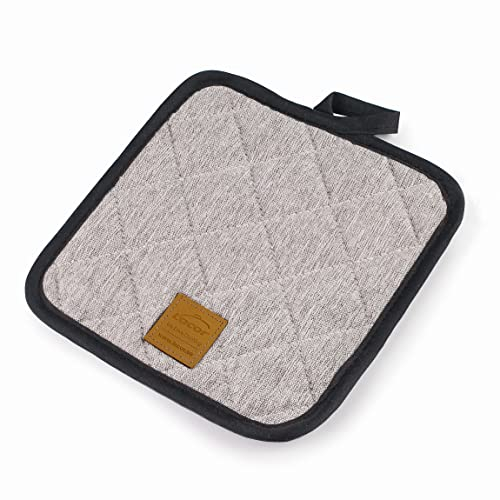 Lacor - 60046 - Forno a guanti Collezione LIMA, Resistente al calore, Cinturino sospeso, 20 x 20 cm, Grigio Marmorizzato