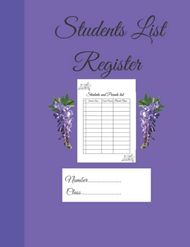 STUDENTS LIST REGISTER: CLASS STUDENTS PARENT'S CONTACT NUMBERS