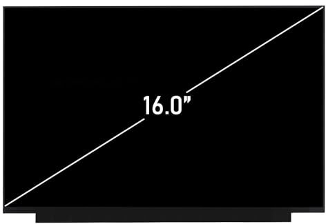 TECHNOLOGYVS 16.0 COMPATIBLE LAPTOP DISPLAY IPS SCREEN FOR DELL DP/N 4N45R 04N45R MONITOR LED LCD WQXGA 40 PINS 2560x1600 165HZ