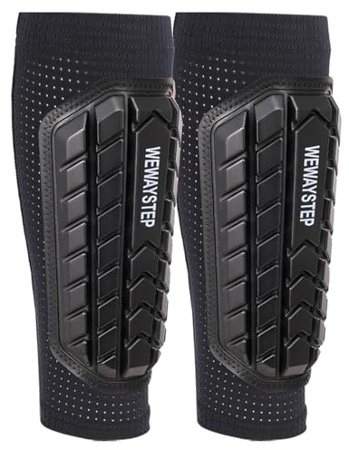 Shin Guards Soccer Kids Youth, Adult Shin Guards with Honeycomb Padding，Breathable & Anti-Slip Calf Compression Sleeves