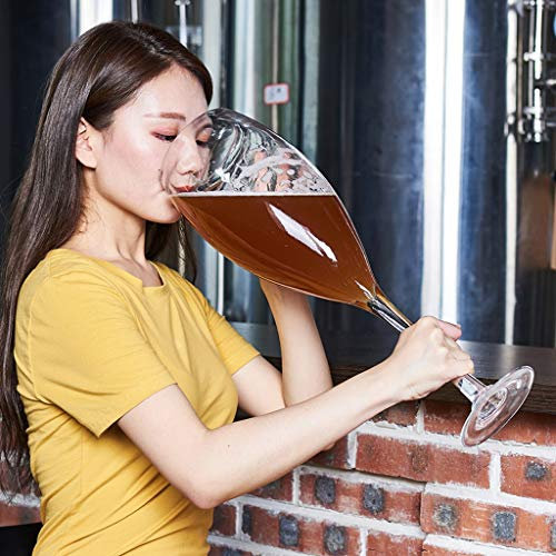 XFZJCHAP Bicchiere da Vino Rosso Gigante di Grandi Dimensioni, Calice Extra Large da 3000 ml, Bicchiere da Birra alla Spina, Grande Bicchiere da Vino Rosso, di Grande capacità