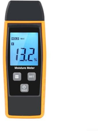 DAZZLEEX Humidimètre numérique en bois, avec aiguilles à électrodes sensibles, quatre modes de mesure, écran LCD HD pour teck, noyer, arbre en caoutchouc afrosia